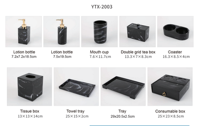 YTX-2003 Countertop Toiletry Dispenser – Sleek & Functional for Any Space