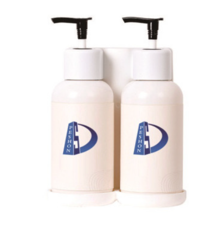 White Wall-Mounted Toiletry Dispenser - Lockable
