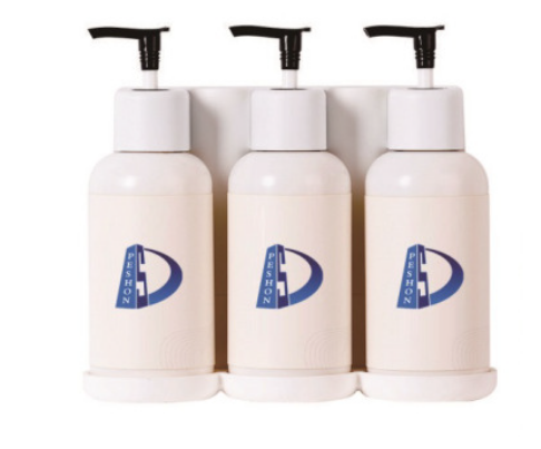 White Wall-Mounted Toiletry Dispenser - Lockable
