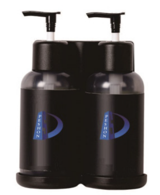 Black Wall-Mounted Toiletry Dispenser - Lockable & Refillable