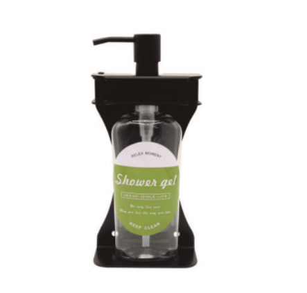 Black Wall Mounted Toiletry Dispensers (Single, Double, Triple)