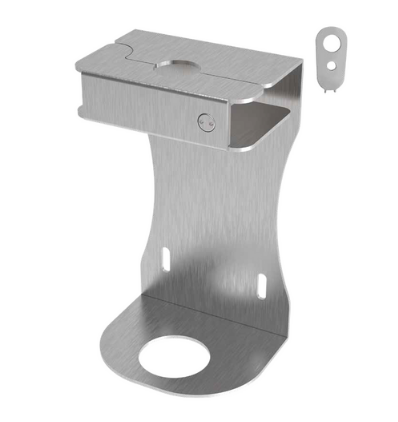 Lockable Stainless Steel Shampoo Bottle Bracket