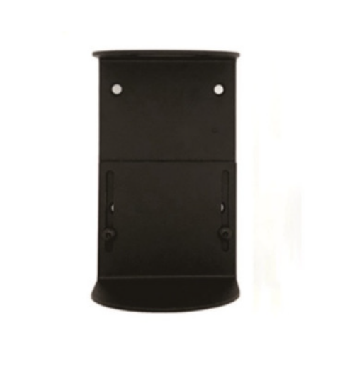 Matte Black Iron Shampoo Bottle Holder Brackets