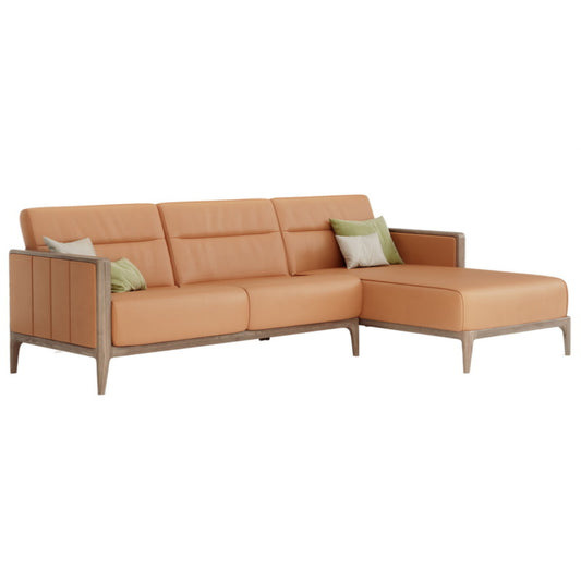 L Shape Sofa KA4165 with Deep Cushions and Contemporary Styling