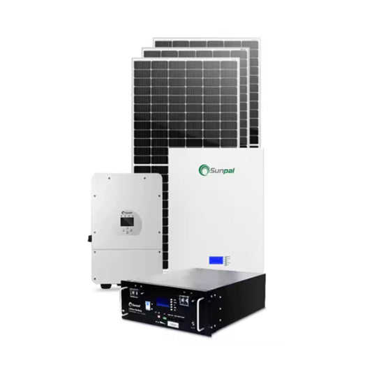 30kW Hybrid Solar Power System with 50kWh LiFePO4 Battery – Off-Grid & Energy Efficient