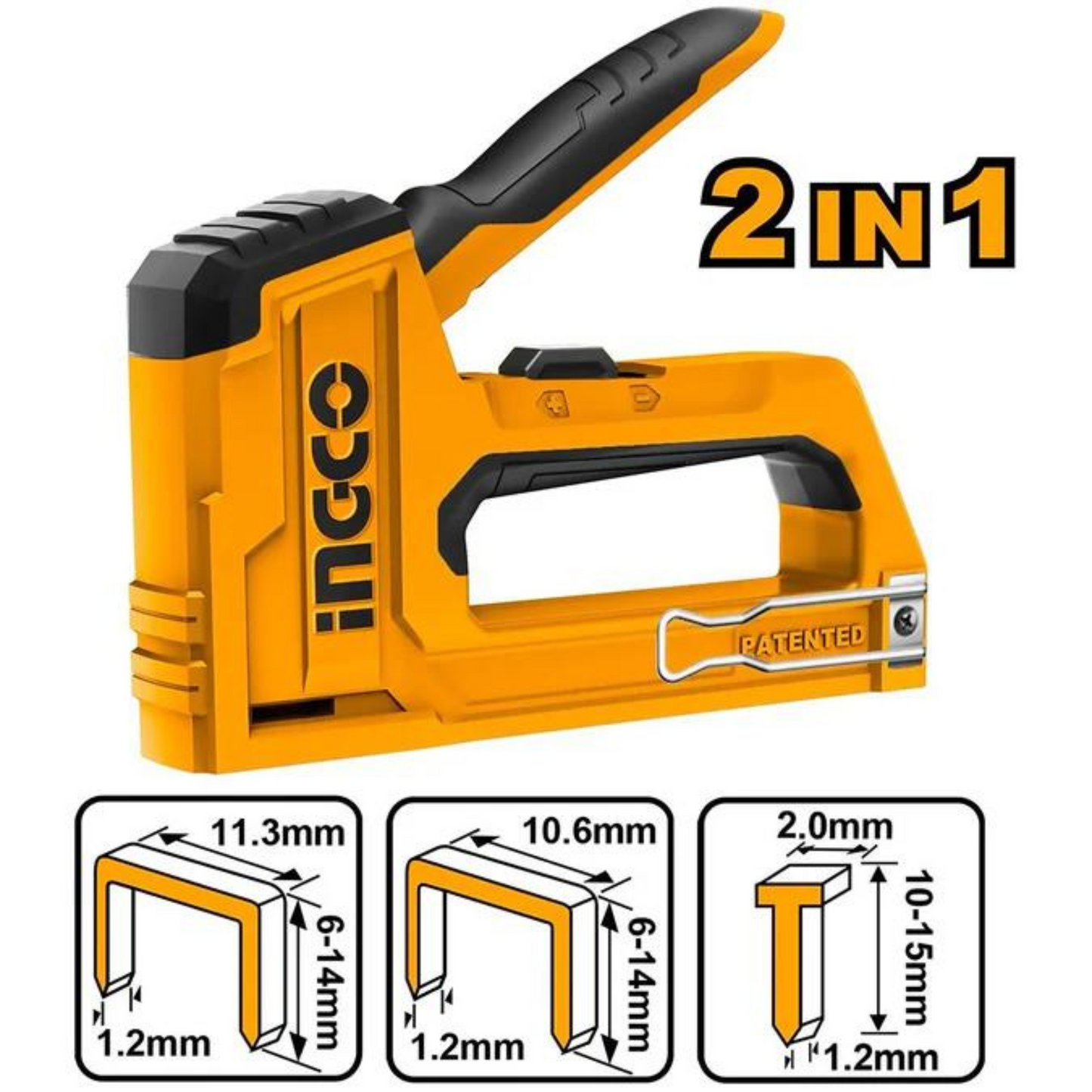2 in 1 Super Select Heavy-Duty Staple Gun Tacker
