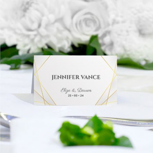 Elegant Table Place Cards for Events & Dining