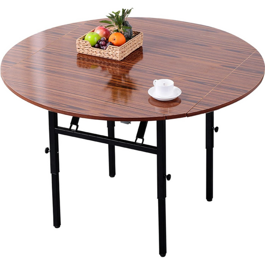 Foldable Dining Table – Square & Round Convertible Design