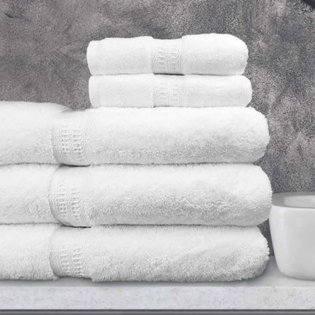 100% Cotton White Bath Mat