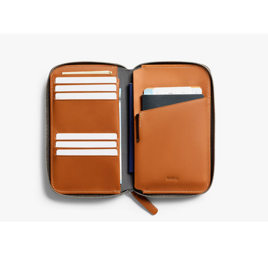Personalized Leather Travel Wallets with RFID Protection