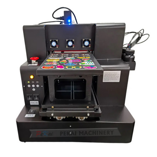 A4 UV DTF Printer with Varnish Function & Rotary Device