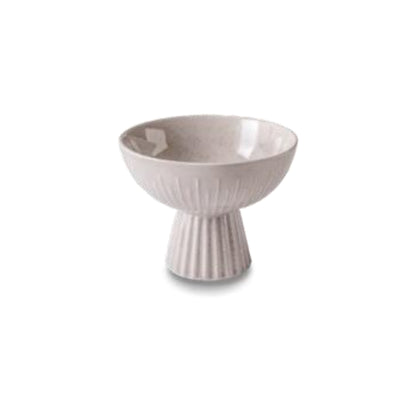 Large Vertical-Ribbed Trapezoid Footed Bowl A21845