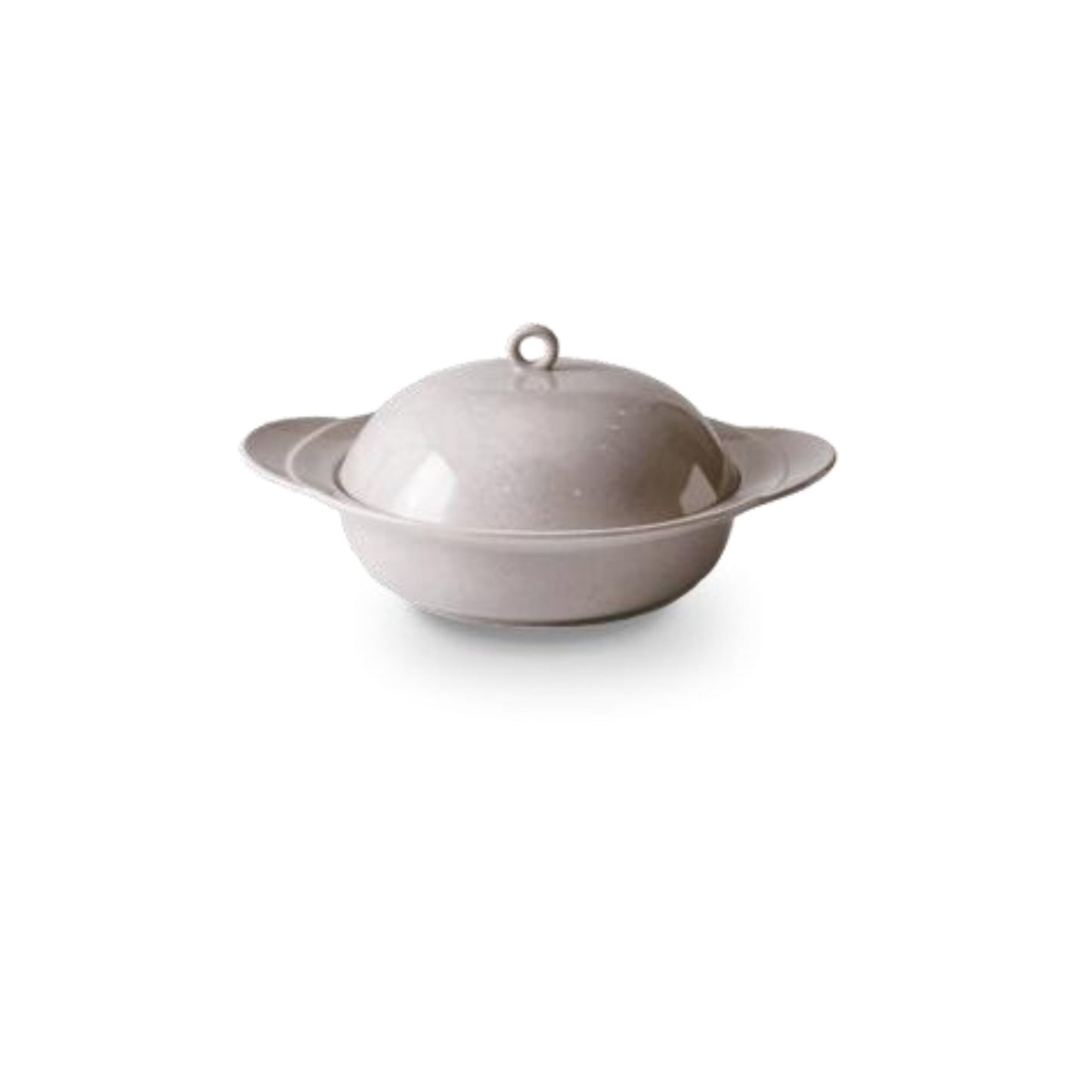 Double-Handle Covered Round Pot A14721