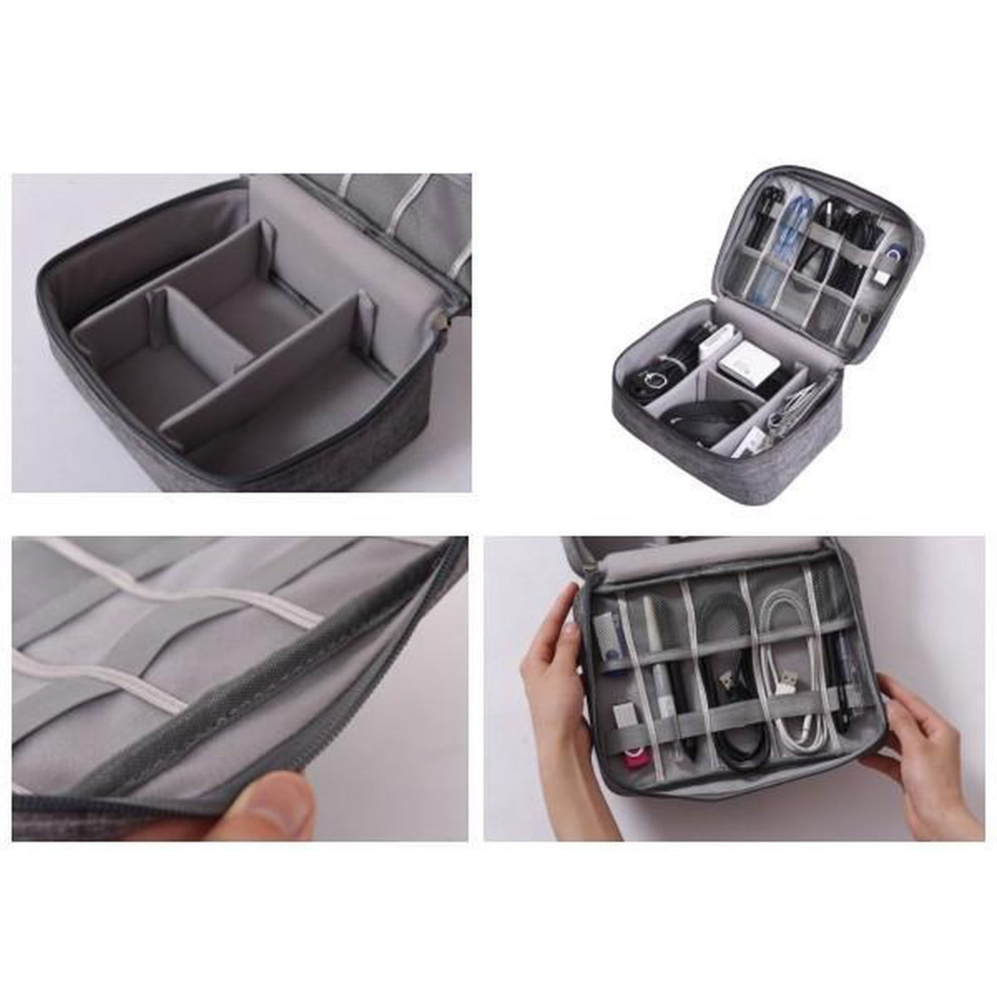 Travel Digital Bag RH917 – Large Capacity Polyester Electronics Organizer