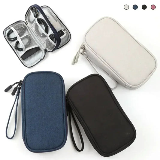 Cable Organizer LJ0002 – Dual-Layer Polyester Tech Pouch