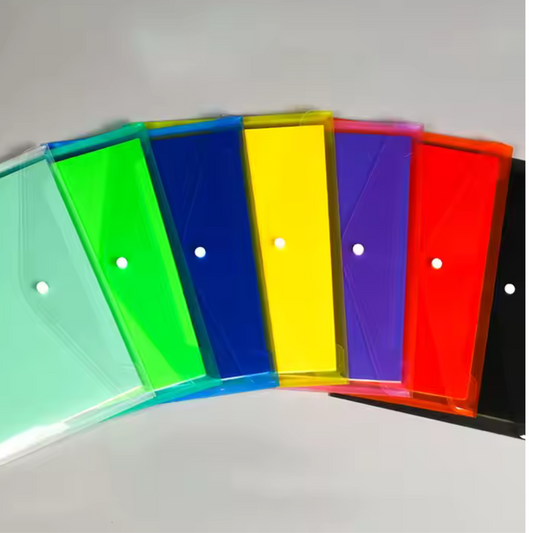 Durable A4 Plastic File Holder – Transparent & Lightweight