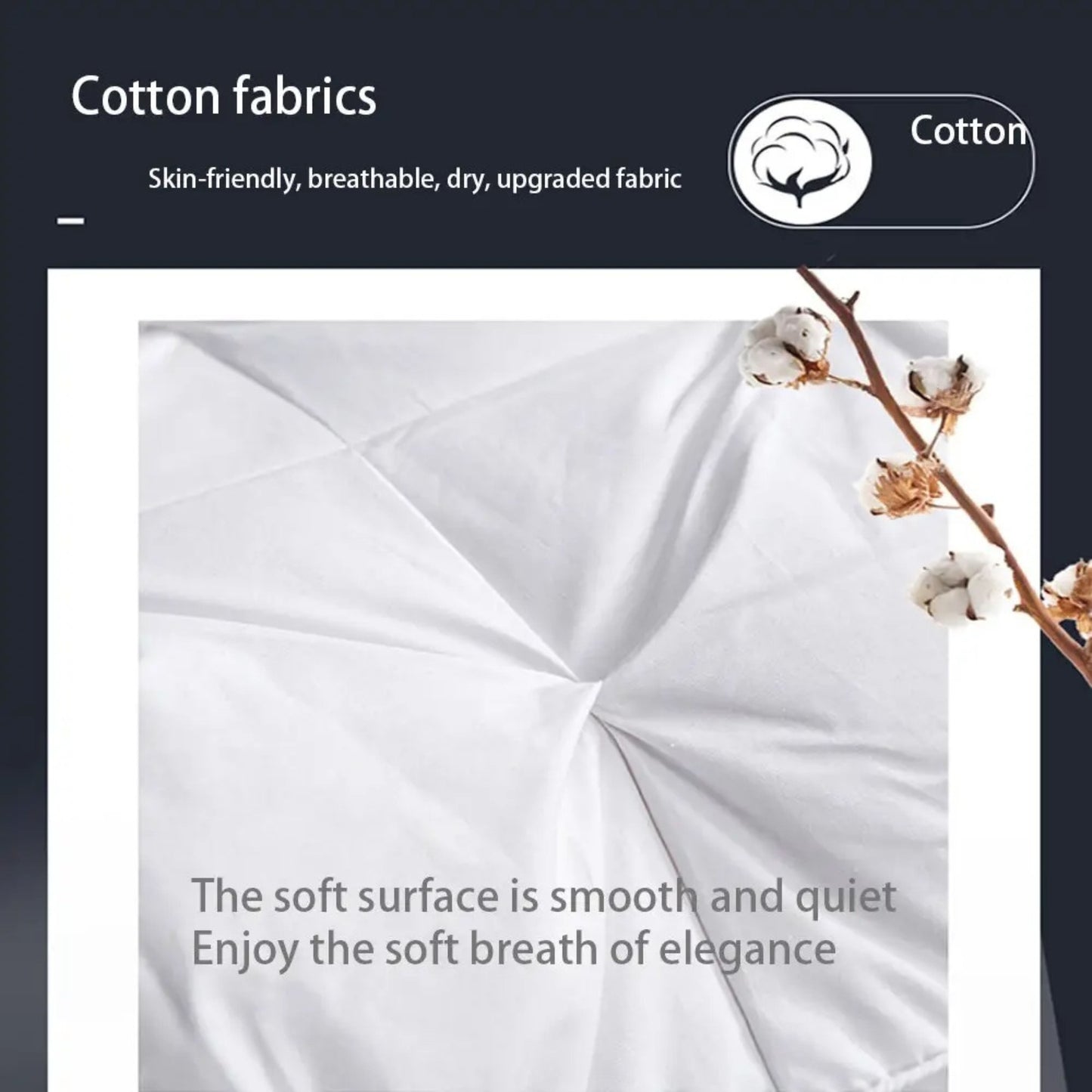 Deluxe Goose Down Feather Pillow