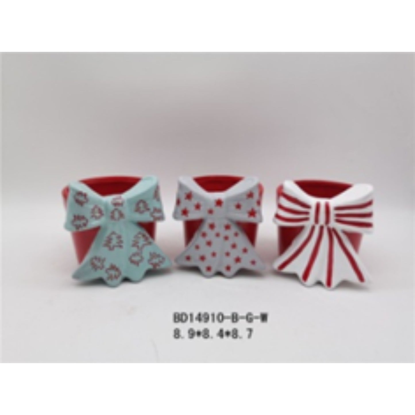 Mini Ceramic Christmas Terracotta Pot