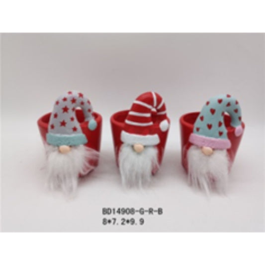 Mini Ceramic Christmas Terracotta Pot