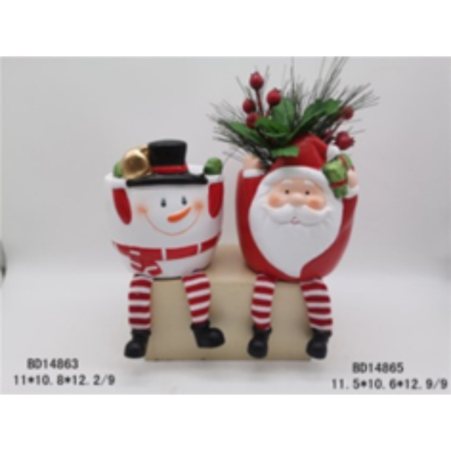 Decorative Ceramic Christmas Terracotta Pots