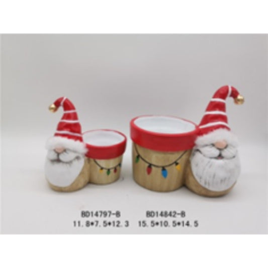 Holiday Terracotta Ceramic Flower Pots