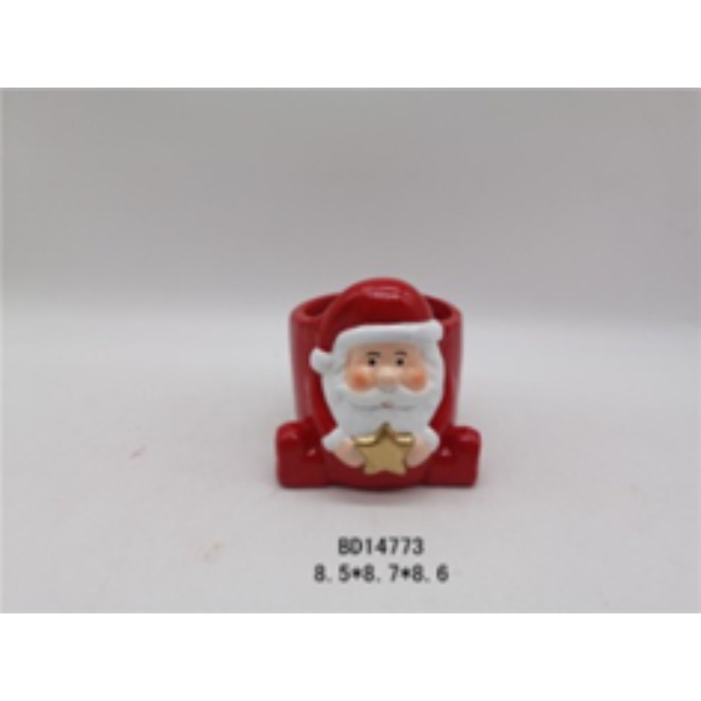 Mini Terracotta Ceramic Christmas Planter Pot