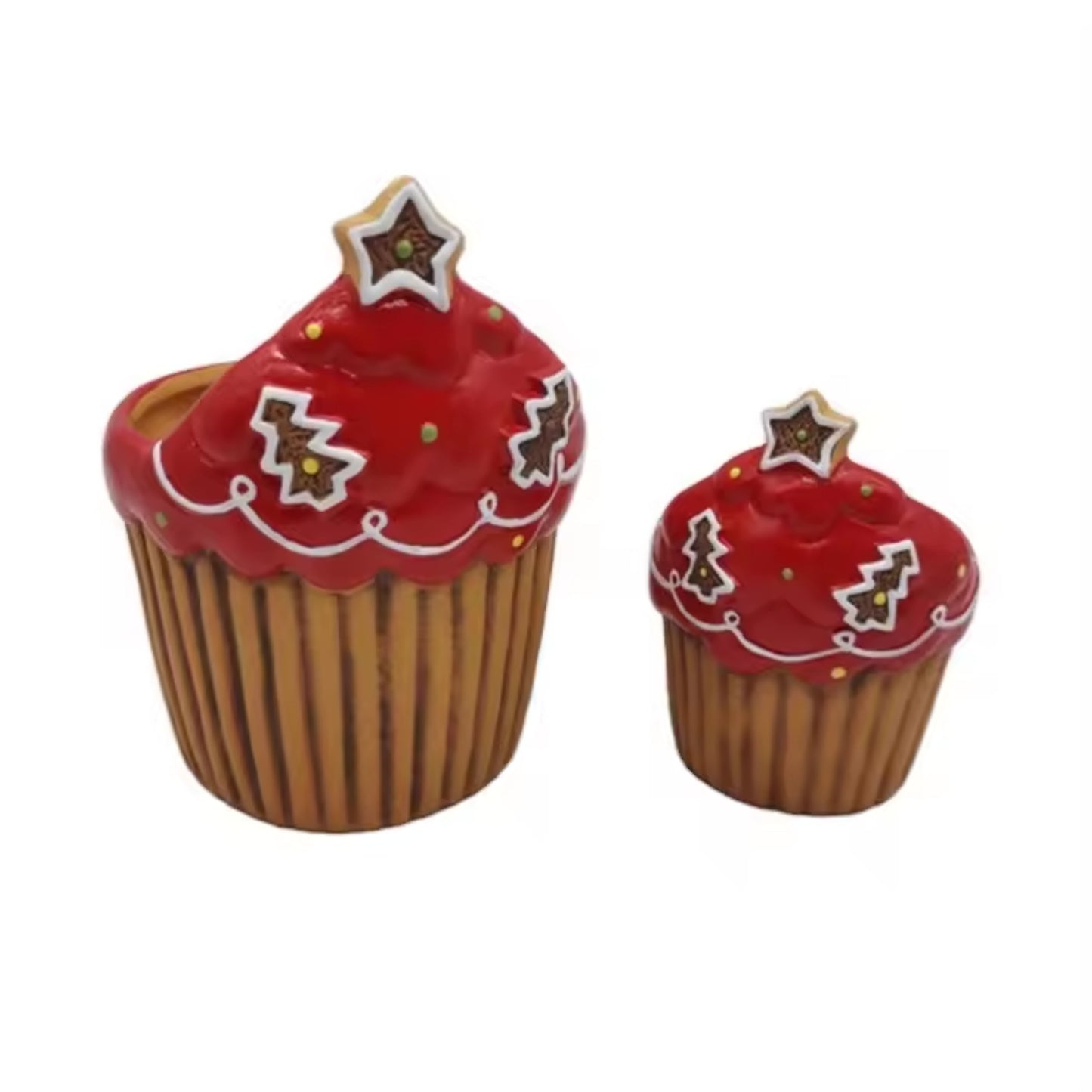 Holiday Glazed Terracotta Ceramic Christmas Flower Pot Collection