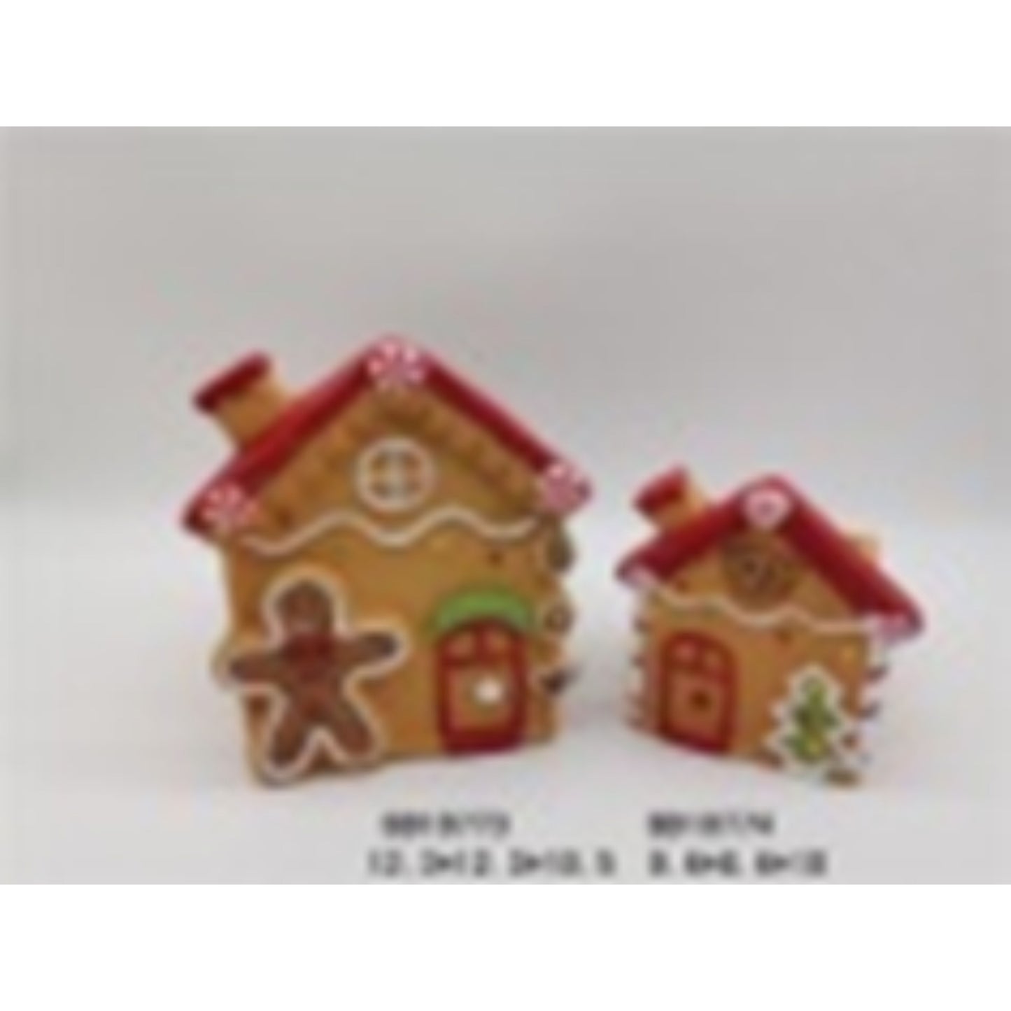 Holiday-Themed Terracotta Ceramic Pot Duo for Christmas Display