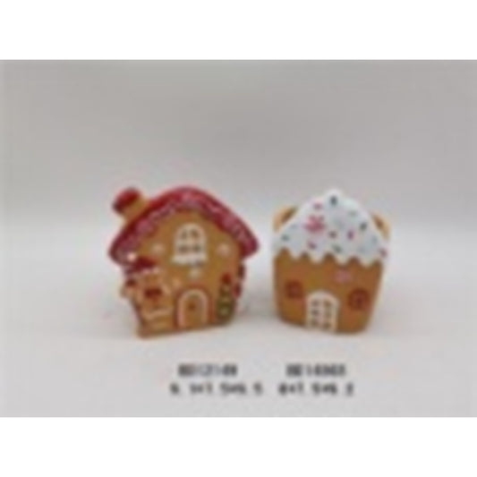 Holiday Terracotta Ceramic Mini Christmas Flower Pot Duo