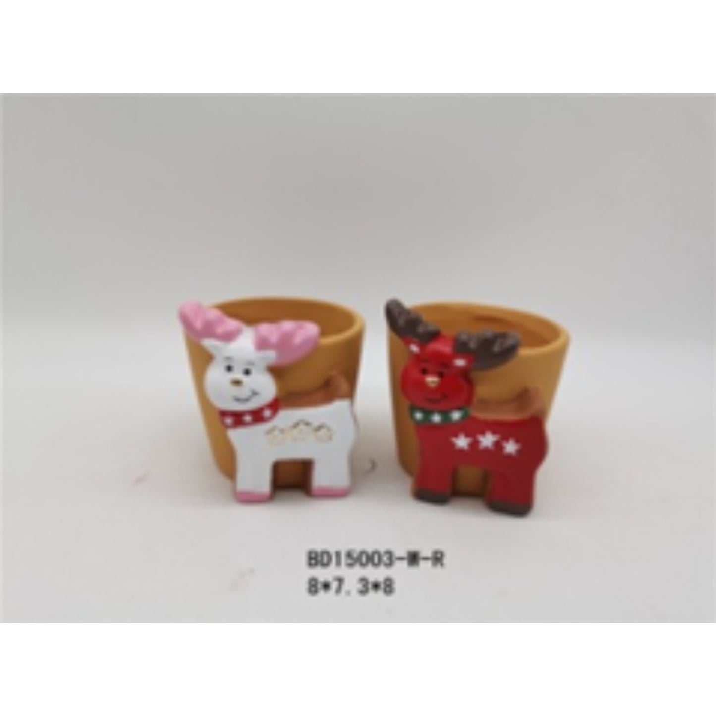 Colorful Terracotta Ceramic Christmas Flower Pot Collection