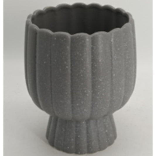 NP24-1545 Dolomite Flower Vase with Textured Finish