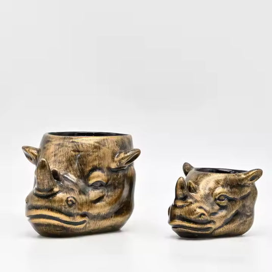 Rhino Flower Pot Set NPF3346 & NPF3354