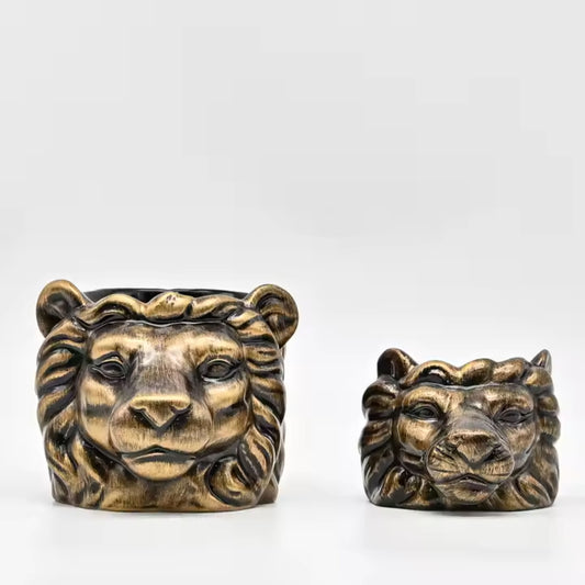 Lion Flower Pot FCAH3349 & NPF3351
