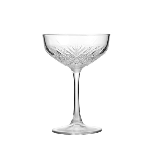Pasabahce 440236 8.5oz Crystal Cut Rounded Martini Glass