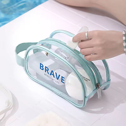 Crystal Semi-Round Toiletry Bag RH2413
