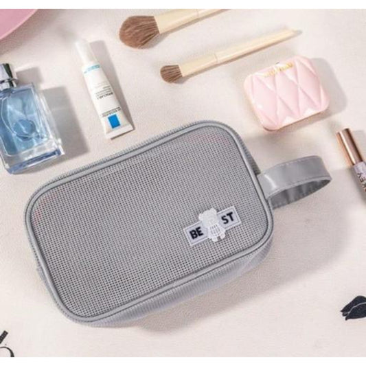 Holiday Mesh Handheld Toiletry Bag RH2404