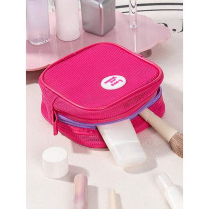 Holiday Mesh Square Organizer Pouch RH2402