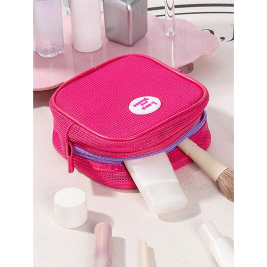 Holiday Mesh Square Organizer Pouch RH2402