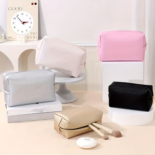 Minimalist Leather Octagonal Cosmetic Bags – Small & Large Set (RH2343 & RH2344)