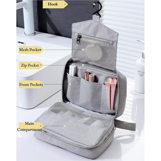 RH2317 Wabi-Sabi Style Three-Section Toiletry Organizer Bag