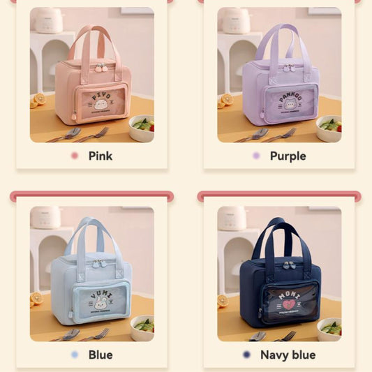 Lunch Bag RH2483 – Trendy Square Polyester Lunch Tote
