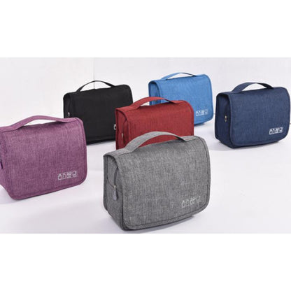 RH520 Second-Generation Cationic Hanging Wash Bag – Polyester Travel Toiletry Organizer