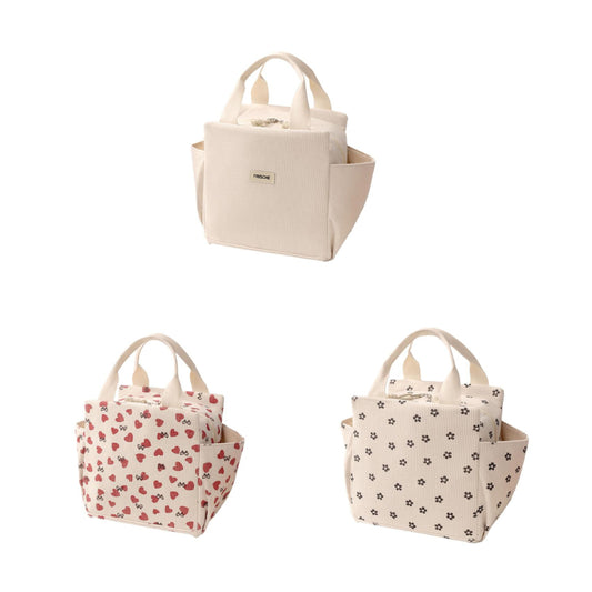 Lunch Bag RH2470 – Corduroy Square Lunch Tote