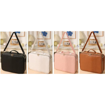 LG0043 Large PU Makeup Box with Mirror