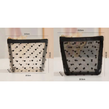 Heart Design Mesh Storage Bags - Model LG0028 & LG0027