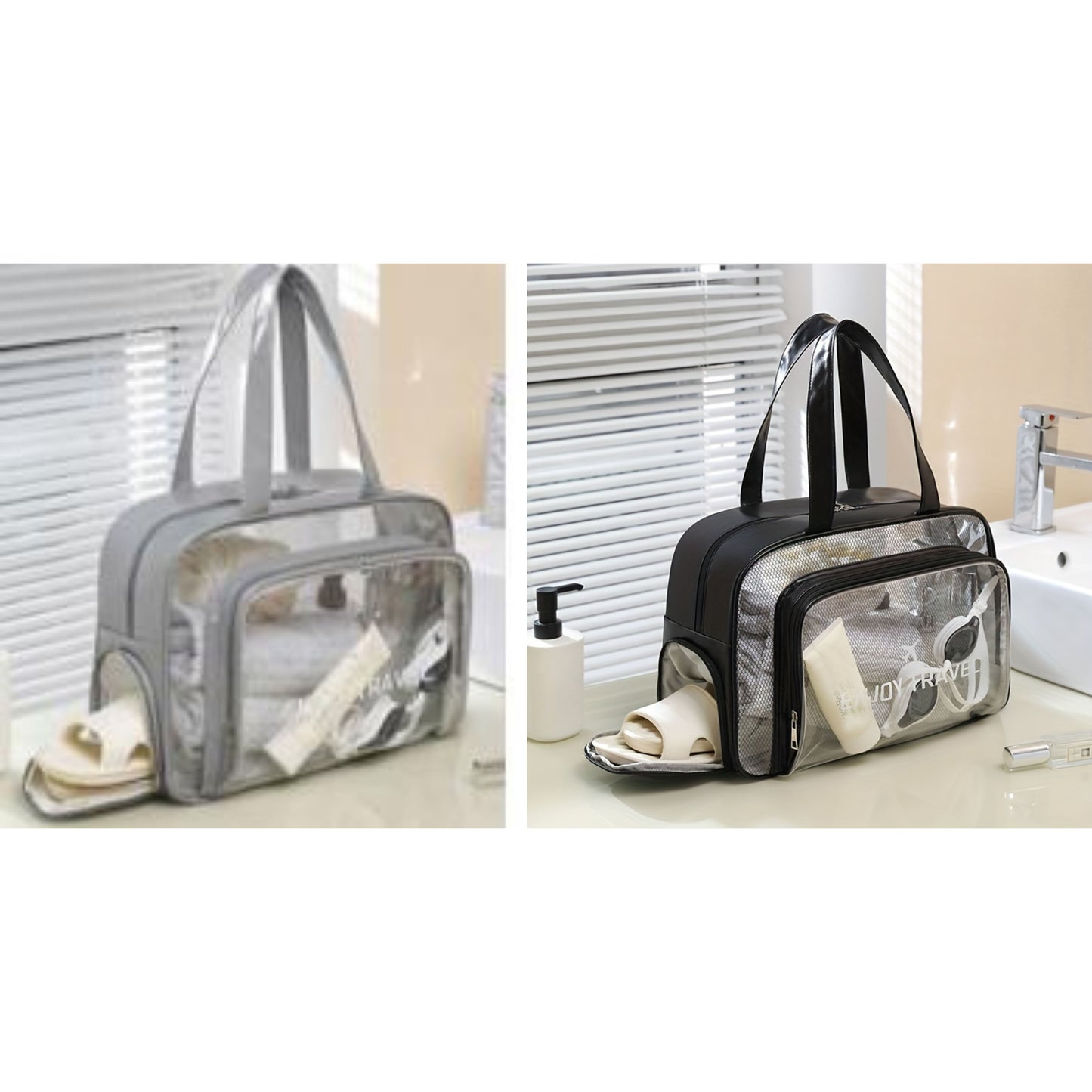 Handheld Beach Bags with and without Shoe Compartment - Model LG0020 & LG0019