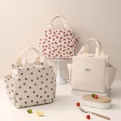 Corduroy Square Lunch Bag - Model RH2470