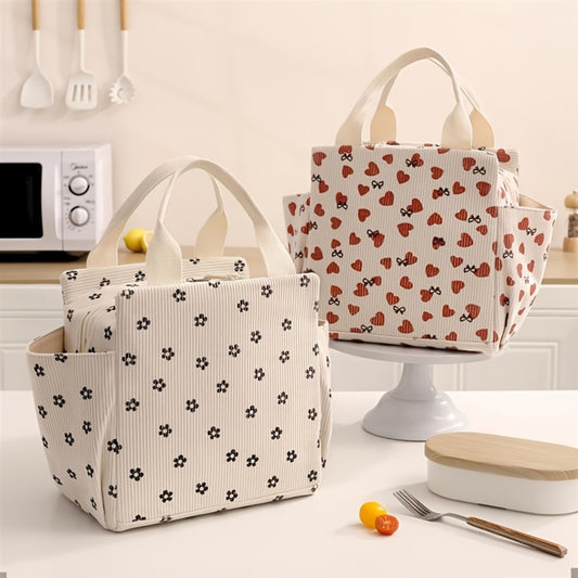 Corduroy Square Lunch Bag - Model RH2470