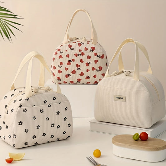 Corduroy Half-Moon Lunch Bag - Model RH2469