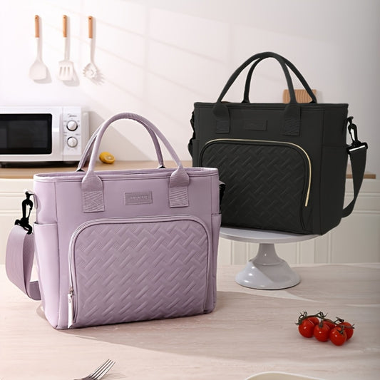Croissant-Style Large Capacity Handheld Cooler Bag - Model RH2437
